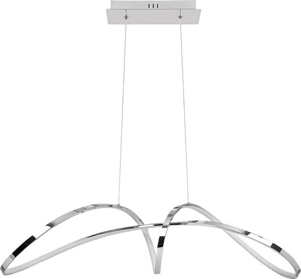 Rabalux 5358 Aisha lampada a sospensione, 38W, 4000K, 2600lm, bianco argento, bianco neutro, moderno, 86,5 cm