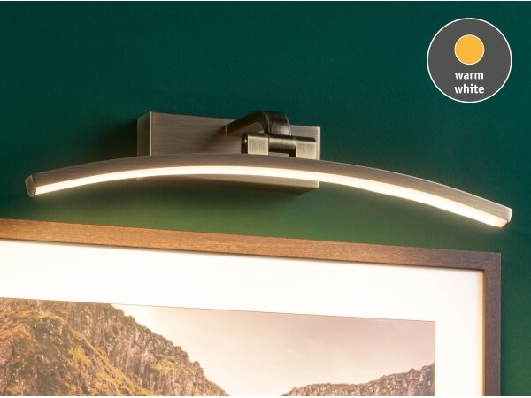 Paulmann 95560 - LED/8,5W Lampada per quadri BENTO 230V 40 cm ottone