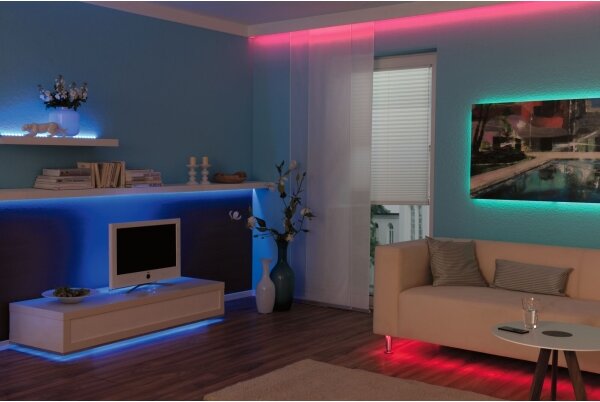 Paulmann 3989 - Striscia LED RGBW dimmerabile 19W TIP 10 m 230V + telecomando