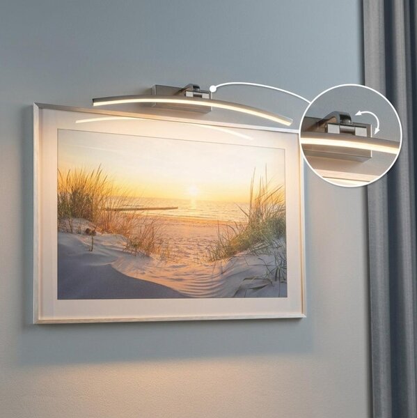 Paulmann 95558 - LED/10W Lampada per quadri BENTO 230V 50 cm cromo opaco