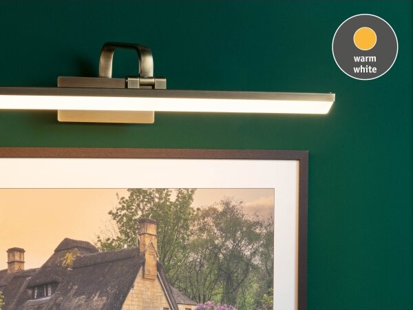 Paulmann 95570 - Lampada per quadri LED 11W RENAN 230 V 60 cm, ottone
