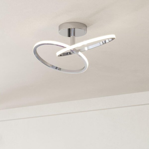 Eglo 902145 - Plafoniera a LED CONGIUNTI LED/12W/230V 2700/4000/6500K finitura cromata