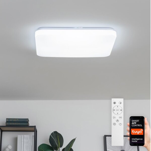 Brilagi - Plafoniera LED dimmerabile SMART LED/24W/230V 43x43 cm Wi-Fi Tuya + telecomando