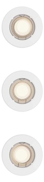 Philips - Set da 3 faretti da incasso PERIDOT 1xGU10/7W/230V bianco