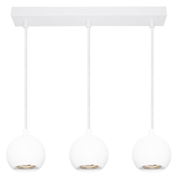 Osram - Lampada a sospensione con cavo SPOT SPHERAL 3xGU10/6W/230V bianco
