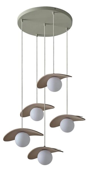 Osram - Lampadario a sospensione su cavo DECOR PEARL 5xG9/5W/230V beige