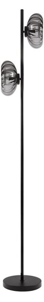 Osram - Lampada a piantana DECOR SMOKE 2xE14/12W/230V nero/grigio fumé