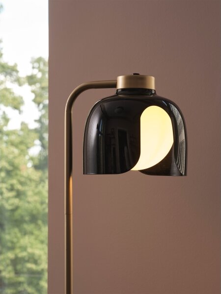Osram - Lampada da terra DECOR COROLLE 1xE27/15W/230V nero/oro