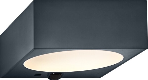 Osram - Lampada solare da parete ENDURA STYLE LED/10,7W/4,2V 2000 mAh IP65 antracite