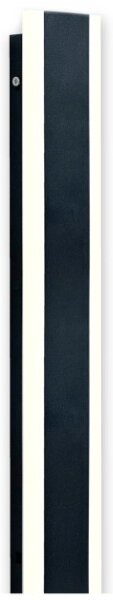 Lampada da parete esterna a LED MIRANA S, 8 W, 230 V, 4000 K, IP44, 30 cm, nera