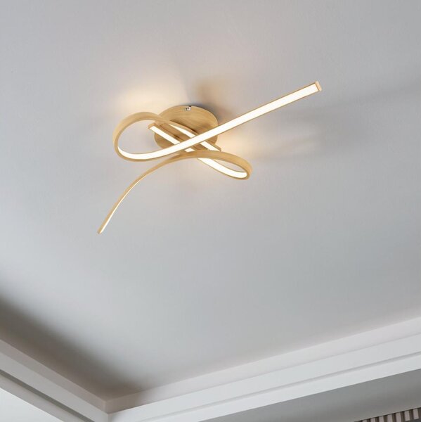 Eglo 901103 - Plafoniera LED SELVINA LED/20,5W/230V marrone