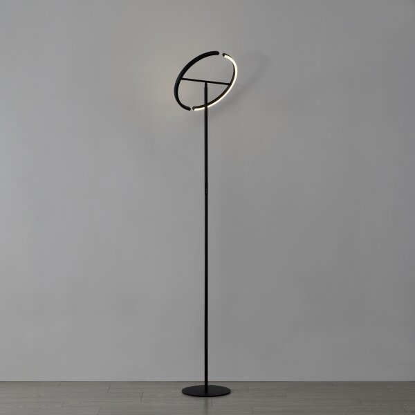 Eglo 901972 - Lampada da terra dimmerabile a LED CASTELPOTO 2xLED/8,8W/230V nera