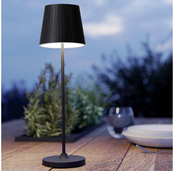 Eglo 75794 - Lampada da tavolo da esterno dimmerabile CABOZO LED/3,8W/5V 2000 mAh IP44 nera