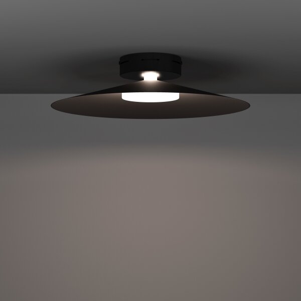 Eglo 902182 - Plafoniera LED RGBW dimmerabile CONOMAVILLA-Z LED/15,5W/230V nero
