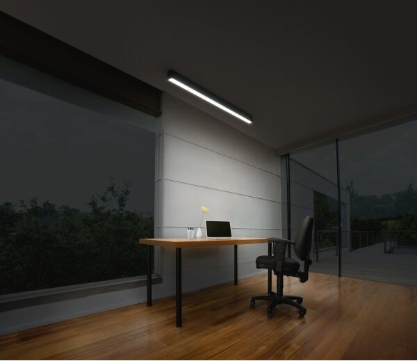 Osram - Plafoniera da soffitto dimmerabile a LED OFFICE LINE LED/30W/230V 112,6 cm, nero