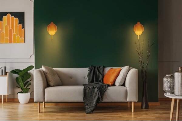 Osram - Lampada da parete DECOR COROLLE 1xG9/20W/230V arancione