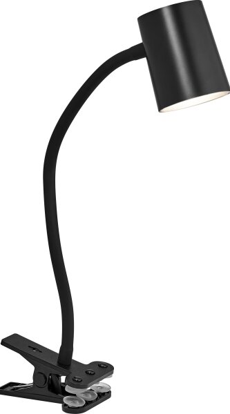 Osram - Lampada da scrivania con clip DESK LINE 1xGU10/9W/230V nera