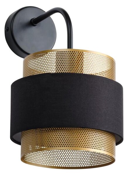 Osram - Lampada da parete DECOR HORNET 1xE27/10W/230V nero/oro