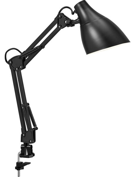 Osram - Lampada da scrivania con clip DESK LINE 1xE27/11W/230V nera