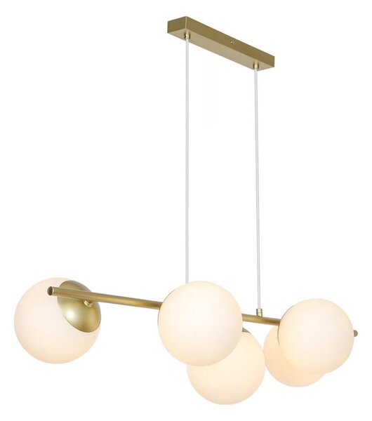 Nordlux - Lampadario a sospensione con cavo LILLY 5xE14/10W/230V ottone