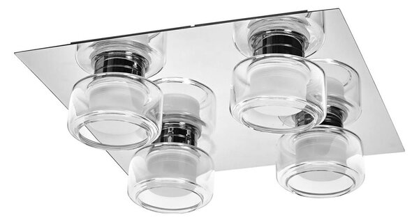 Osram - Plafoniera LED per bagno ORBIS FLAME 4xLED/5,5W/230V IP44 cromo
