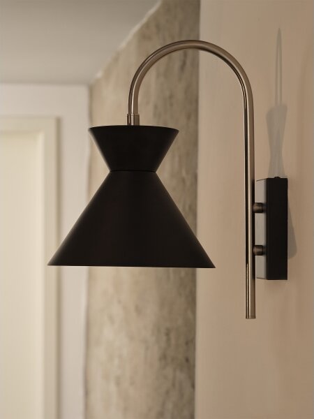 Osram - Lampada da parete DECOR WAIST 1xE27/40W/230V nera
