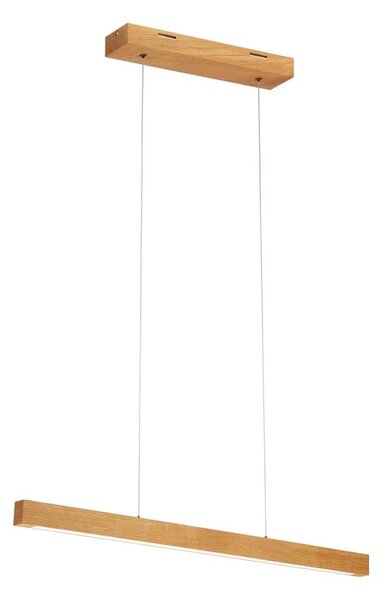 Lampada a sospensione LED su cavo VERDE LED/18W/230V 3000K 76 cm rovere