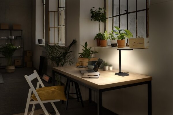 Osram - Lampada da scrivania LED dimmerabile OFFICE LINE LED/7W/230V nera