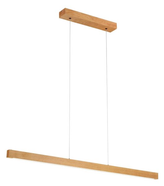 Lampadario LED a cavo VERDE LED/18W/230V 3000K 106 cm rovere
