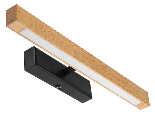 Lampada per quadri LED VERDE LED/5,5W/230V 3000K 46 cm rovere/nero