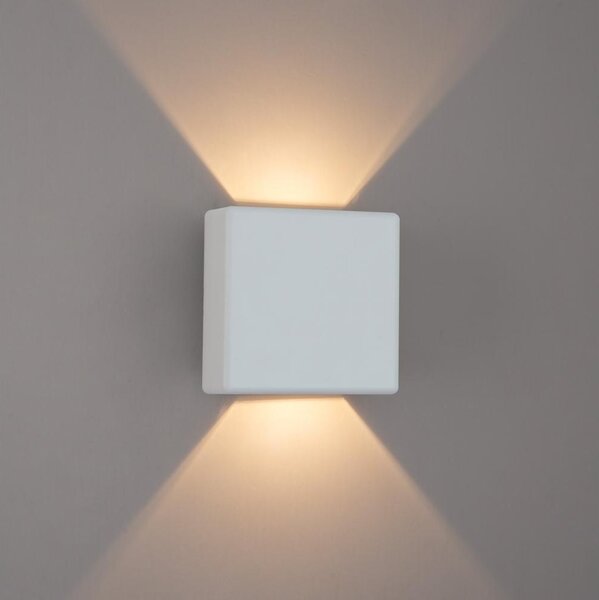 Brilagi - Applique da esterno a LED DOUBLERAY LED/6W/230V bianca IP54