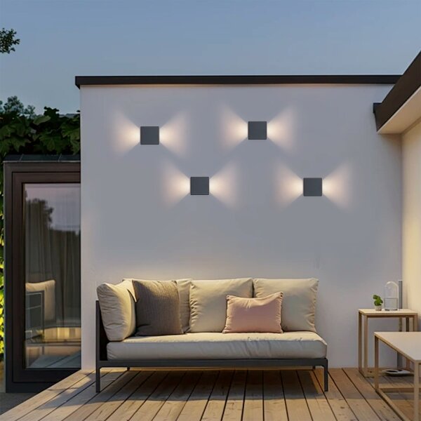 Brilagi - Applique da esterno LED DOUBLERAY LED/6W/230V antracite IP54