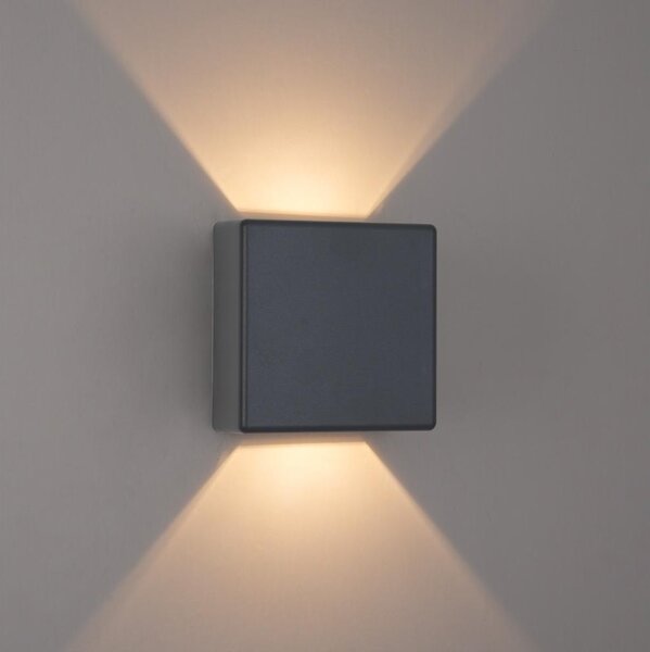 Brilagi - Applique da esterno LED DOUBLERAY LED/6W/230V antracite IP54
