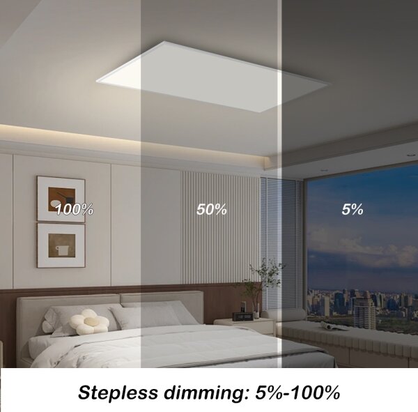 Brilagi - Plafoniera LED dimmerabile SLIMFRAME LED/80W/230V 120x60 cm bianca + telecomando