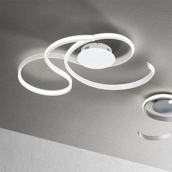 Ondaluce - Lampada da parete LED dimmerabile TWIST LED/57W/230V bianca