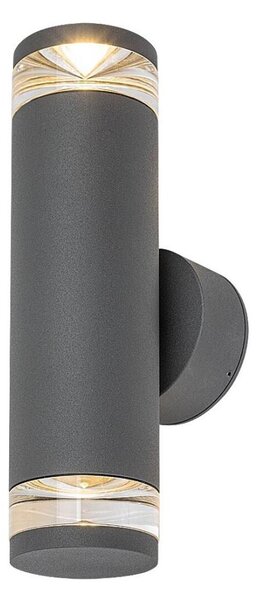 Rabalux 77072 - Applique da esterno TORNIO 2xGU10/10W/230V IP54 antracite