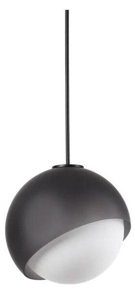 Ideal Lux - Lampada a sospensione BLOOM con cavo 1xE27/42W/230V diam. 22 cm nero