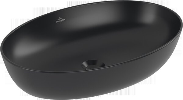 Vasque à poser Villeroy & Boch Artis, ovale, sans trop-plein, 610x410mm, 419861R7, 419861R7