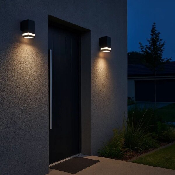Rabalux 77209 - Lampada da parete per esterni URFA LINE LED/9W/230V IP65 antracite