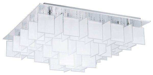 Eglo 92813 Condrada 1 Plafoniera 16 luci bianco chiaro cromo