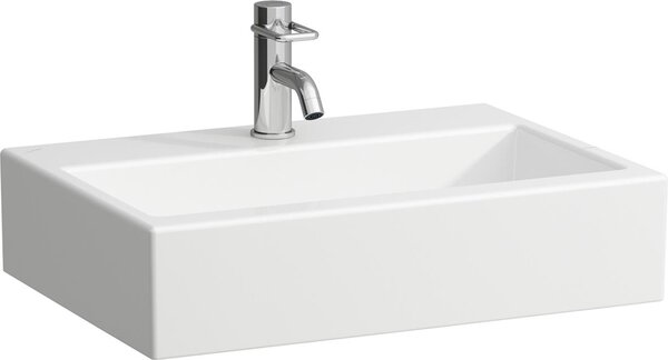 LAUFEN LIVING City vasque, 1 trou pour robinet, 600x425, blanc, H8114320001111, H8114320001111