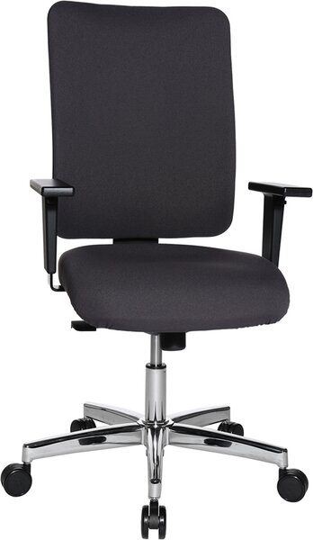 Sedia da scrivania Topstar Ortho Sedis 65 antracite con schienale aperto