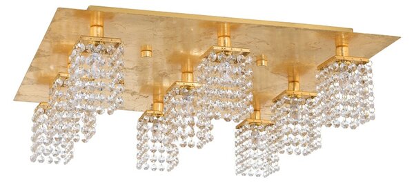 EGLO 97722 PYTON GOLD Plafoniera LED chiara G9 9x3W