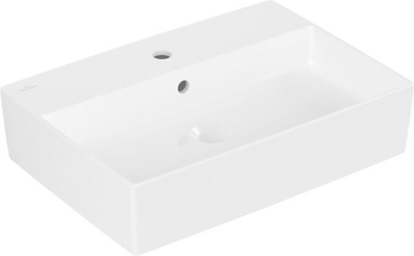 Villeroy & Boch Memento 2.0 lavabo à poser, 1 trou pour robinet, avec trop-plein, poli, 600x420mm, 4A076001, 4A076001