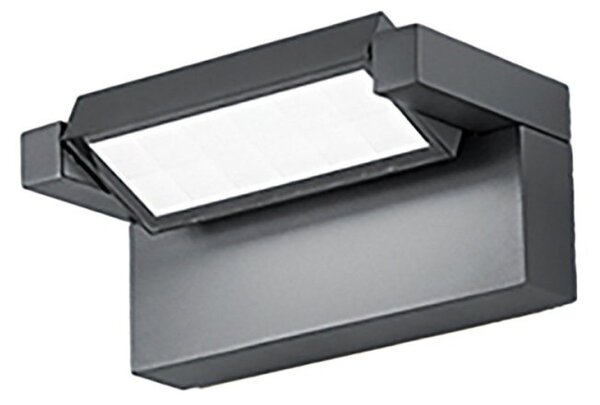 Applique esterno orientabile perenz display 8350 a ct ip65 led cct antracite opaco - Perenz