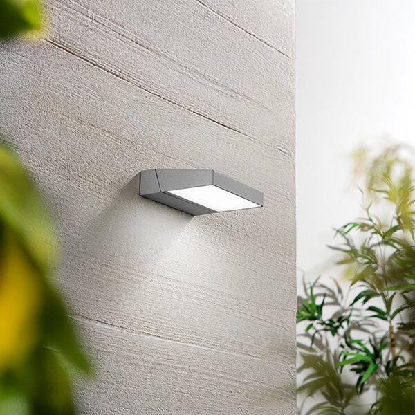 Applique esterno orientabile perenz giro 8314 gc lc led 3000k grigio cemento - Perenz