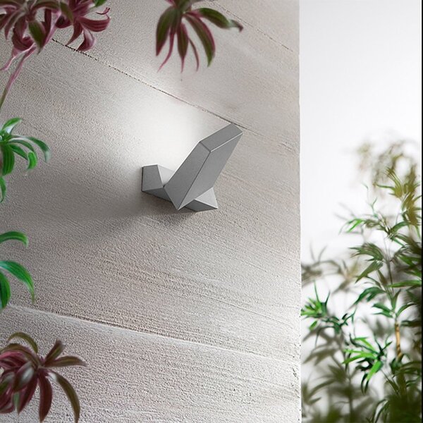 Applique esterno orientabile perenz giro 8314 gc lc led 3000k grigio cemento - Perenz