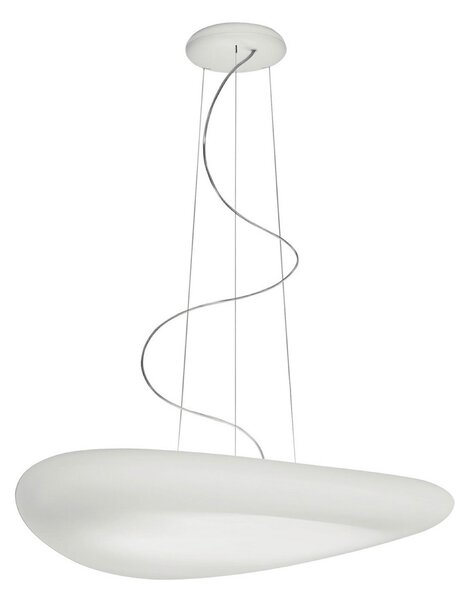 Lampada a sospensione Stilnovo, Mr. Magoo, dimmerabile, Bianco, Soggiorno, Plastica, Design