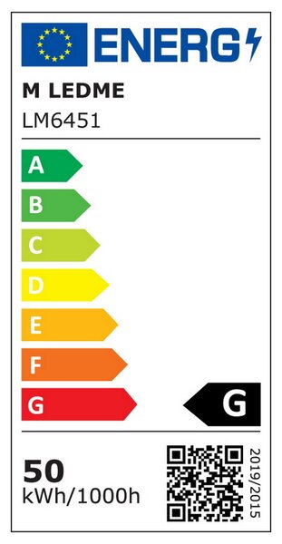 Lampione stradale Led 50W Nero IP65 Bianco neutro 4500K con sensore crepuscolare M LEDME