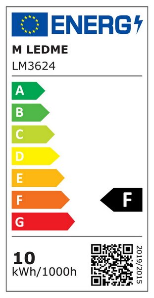 Faretto Led a sospensione da binario magnetico 16mm 10W bianco 30cm Bianco caldo 3000K M LEDME